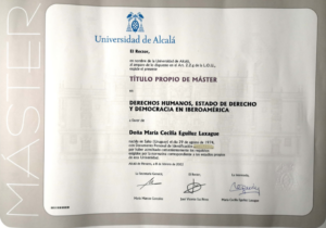 Título Master UAH, España