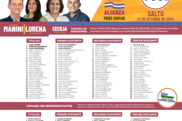 Lista 7001 - ALIANZA - Octubre 2024